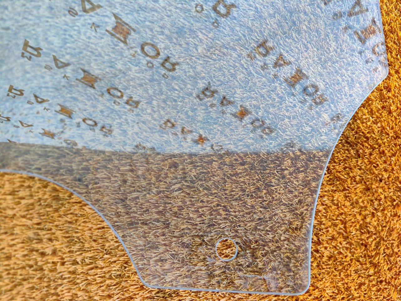 Стекло двери