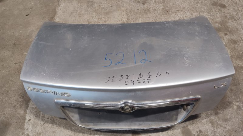 Крышка багажника - Chrysler Sebring 2 (2000-2007)